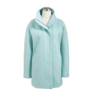 J.Crew Aquamarine Wool Coat